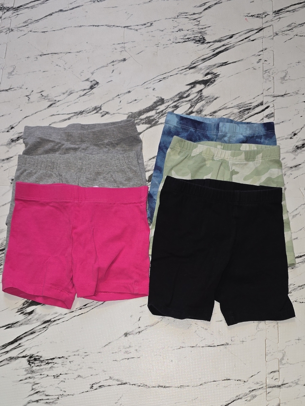Kids 6-Piece Bike Shorts 2t
